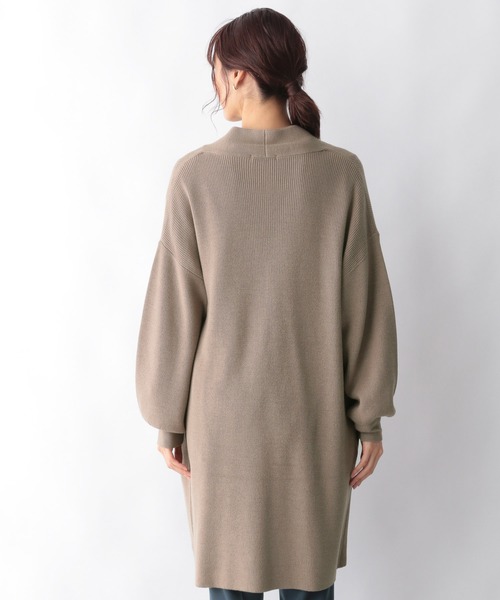 GLOBAL WORK（グローバルワーク）の「洗えるショールカーディガン/958033（カーディガン/ボレロ・レディース・アイボリー/ブラック/モカ・MEDIUM/LARGE）」の16枚目の写真