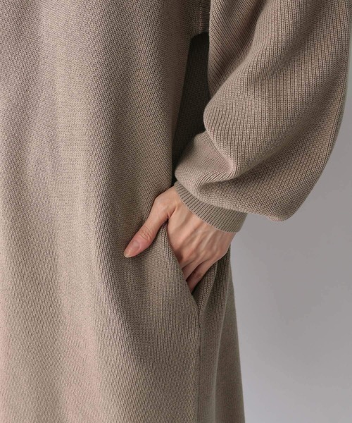 GLOBAL WORK（グローバルワーク）の「洗えるショールカーディガン/958033（カーディガン/ボレロ・レディース・アイボリー/ブラック/モカ・MEDIUM/LARGE）」の19枚目の写真