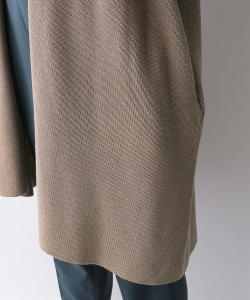 GLOBAL WORK（グローバルワーク）の「洗えるショールカーディガン/958033（カーディガン/ボレロ・レディース・アイボリー/ブラック/モカ・MEDIUM/LARGE）」の21枚目の写真