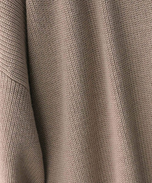 GLOBAL WORK（グローバルワーク）の「洗えるショールカーディガン/958033（カーディガン/ボレロ・レディース・アイボリー/ブラック/モカ・MEDIUM/LARGE）」の7枚目の写真