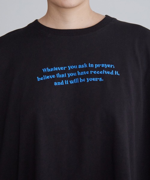 PAGEBOY（ページボーイ）の「シシュウロゴロンＴ（Tシャツ/カットソー・レディース・ブラック/オフホワイト/パープル系その他/グレイッシュベージュ・FREE）」の21枚目の写真