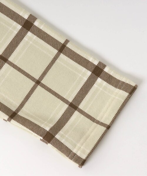 Ampersand（アンパサンド）の「ルームウェア/パジャマ(ロゴ・チェックパンツ) 10分丈（ルームウェア/パジャマ・キッズ・オフホワイト/ブラウン・100/90/140/130/120/110/80）」の9枚目の写真