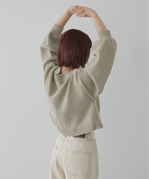 flaner（フラネ）の「ルーズデニムパンツ【ユニセックス対応】（デニムパンツ・レディース・ブラック/ブラウン/オフホワイト・SMALL/MEDIUM/LARGE）」の10枚目の写真