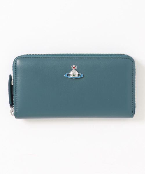 Vivienne Westwood(ヴィヴィアンウエストウッド)の「51050023/40564EMMA CLASSIC ZIP ROUND WALLET(財布・レディース・グリーン/オレンジ/ブラック・FREE)」の3枚目の写真