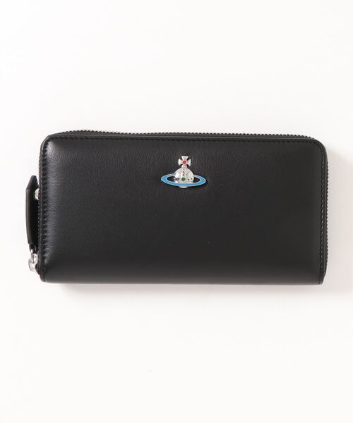 Vivienne Westwood(ヴィヴィアンウエストウッド)の「51050023/40564EMMA CLASSIC ZIP ROUND WALLET(財布・レディース・グリーン/オレンジ/ブラック・FREE)」の2枚目の写真