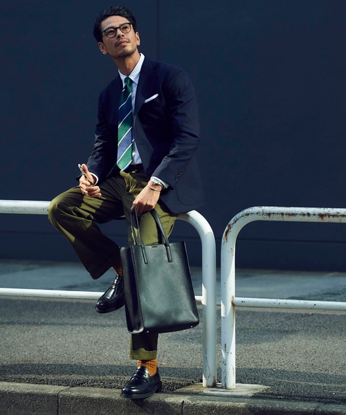 Cricket（クリケット）の「[リラフォート] RELAFORT シュリンクトートバッグ（トートバッグ・メンズ・ブラック/マスタード/ブルー・FREE）」の2枚目の写真