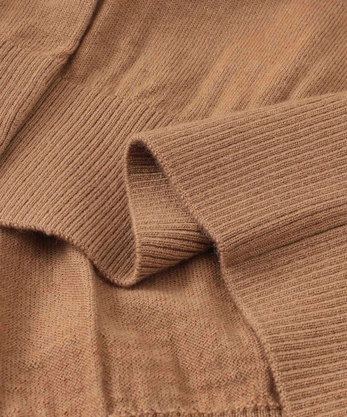 ★美品◆アーバンリサーチロッソ◆ ウォッシャブルウールクルーネックカーディガン URBAN RESEARCH ROSSO WOMEN（アーバンリサーチ ロッソ）の