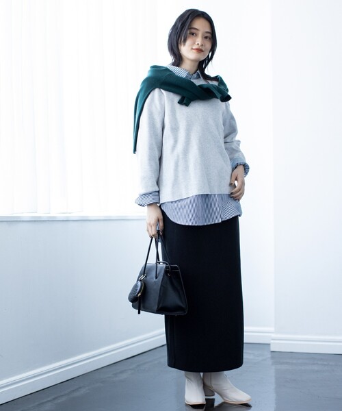 THE SHOP TK (ザ ショップ ティーケー )の「◆ポーチ付きマルヒモバッグ(トートバッグ・レディース・ブラック/ライトベージュ/ブラウン系/ブラウン系6・99)」の8枚目の写真