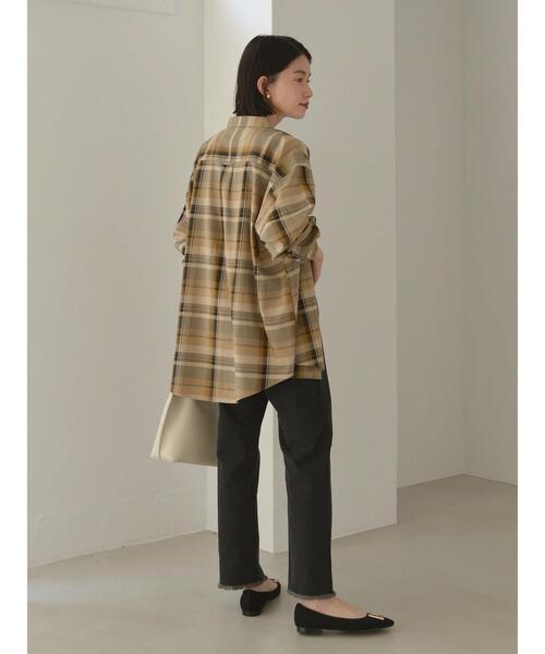 AMERICAN HOLIC(アメリカンホリック)の「★コットンビエラベーシックシャツ(シャツ/ブラウス・レディース・オフホワイト/モカ/その他9/ストライプ/チェック・S/M/L)」の17枚目の写真