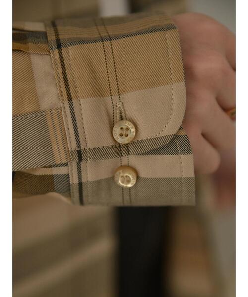 AMERICAN HOLIC(アメリカンホリック)の「★コットンビエラベーシックシャツ(シャツ/ブラウス・レディース・オフホワイト/モカ/その他9/ストライプ/チェック・S/M/L)」の20枚目の写真