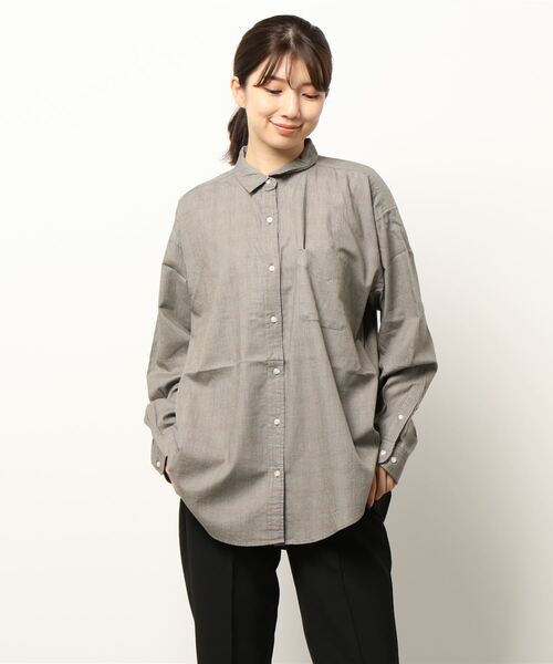 AMERICAN HOLIC(アメリカンホリック)の「★コットンビエラベーシックシャツ(シャツ/ブラウス・レディース・オフホワイト/モカ/その他9/ストライプ/チェック・S/M/L)」の10枚目の写真