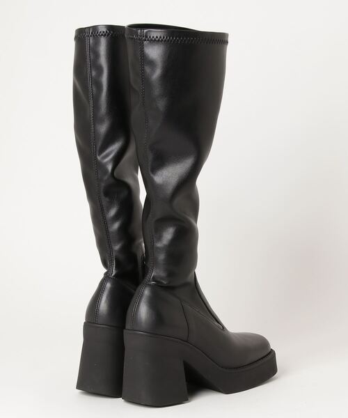grapevine by k3（グレープバインバイケースリー）の「NORMA BLACK TALL BOOTS（ブーツ・レディース・ブラック・36/37/38）」の4枚目の写真