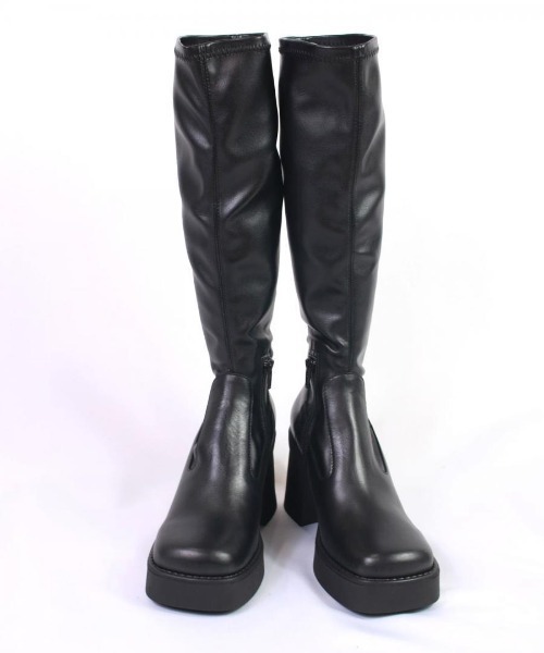 grapevine by k3（グレープバインバイケースリー）の「NORMA BLACK TALL BOOTS（ブーツ・レディース・ブラック・36/37/38）」の3枚目の写真
