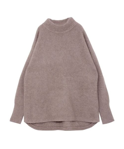 LAGUNAMOON(ラグナムーン)の「ラクーンハイネックニットプルオーバー(ニット/セーター・レディース・チャコールグレー/ミント/ベージュ・FREE)」の2枚目の写真