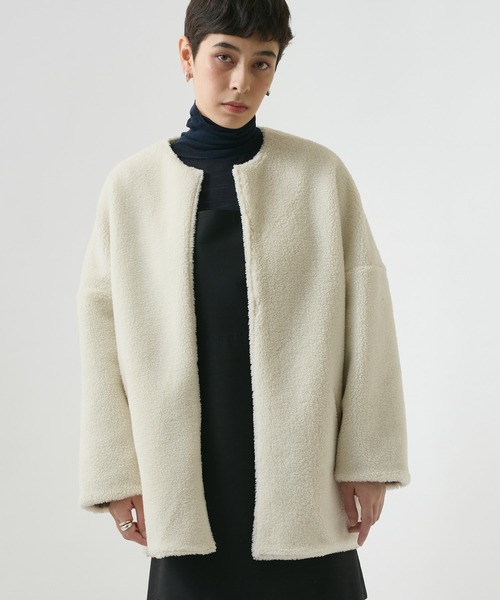 Whim Gazette（ウィムガゼット）の「ボアリバーシブルブルゾン