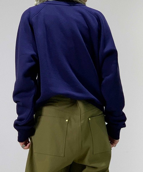 MAISON SCOTCH(メゾンスコッチ)の「リラックスフィット スウェット【163756】(スウェット・レディース・ブルー系その他・X-SMALL/SMALL)」の3枚目の写真