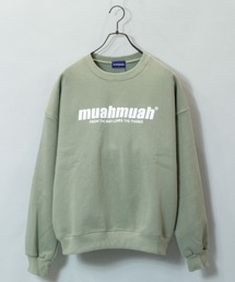 MUAHMUAH-ロゴスウェットクルー【MUT21936】