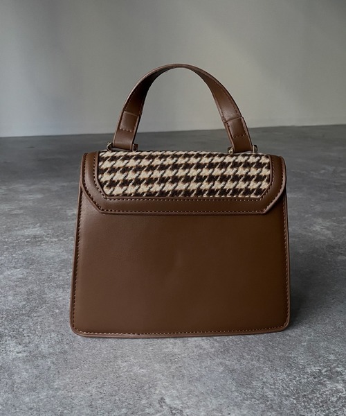 Riberry（リベリー）の「千鳥柄バッグ（ハンドバッグ・レディース・ブラック/ベージュ/ブラウン・FREE）」の16枚目の写真