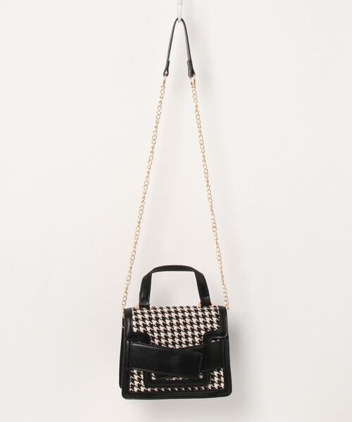 Riberry（リベリー）の「千鳥柄バッグ（ハンドバッグ・レディース・ブラック/ベージュ/ブラウン・FREE）」の18枚目の写真