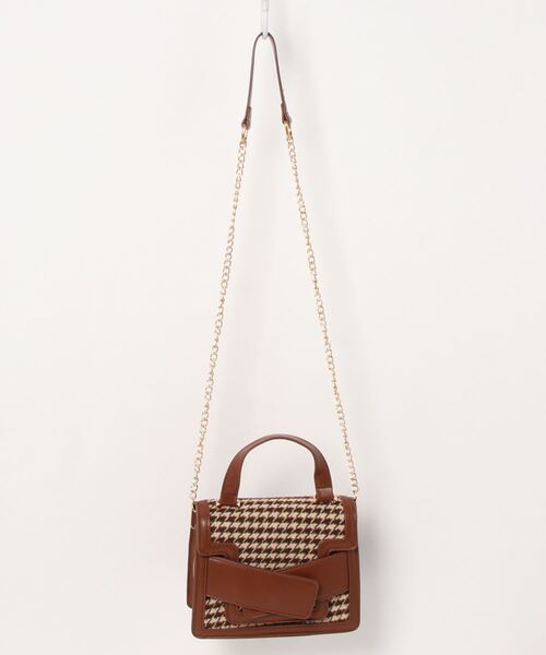 Riberry（リベリー）の「千鳥柄バッグ（ハンドバッグ・レディース・ブラック/ベージュ/ブラウン・FREE）」の19枚目の写真