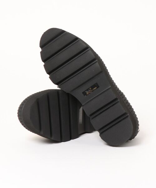 Noubel Voug Relax（ヌーベルヴォーグリラックス）の「厚底 ストレッチ レースアップ シューズ（スニーカー・レディース・ブラック/ブラック×ホワイト・S/3L/LL/L/M）」の7枚目の写真