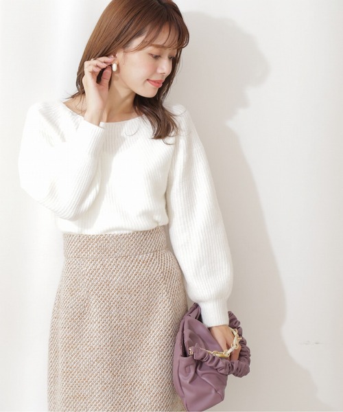 PROPORTION BODY DRESSING（プロポーションボディドレッシング）の「ルーズラメニット / 1212170103（ニット/セーター・レディース・ピンク/ライトグリーン/ホワイト系その他・FREE）」の2枚目の写真