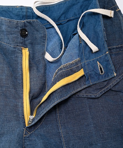 45R（フォーティファイブアール）の「リネンの908イージーセイルショートパンツ（インディゴ加工）（カーゴパンツ・レディース・インディゴブルー・LARGE/X-SMALL/SMALL/MEDIUM）」の14枚目の写真