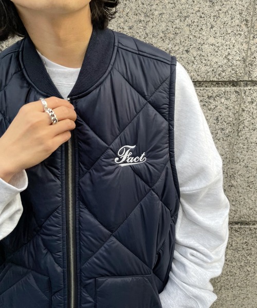 WHO'S WHO gallery（フーズフーギャラリー）の「COOPER FACTキルティングベスト2（ベスト・メンズ・ブラック/ネイビー・FREE）」の9枚目の写真