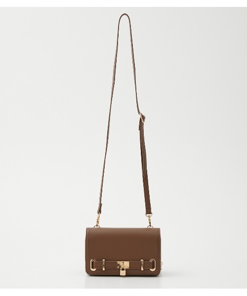 AZUL by moussy（アズールバイマウジー）の「KEY MOTIF WALLET BAG/キーモチーフウォレットバッグ（ショルダーバッグ・レディース・グレー系その他/ブラック/ライトブラウン・FREE）」の3枚目の写真