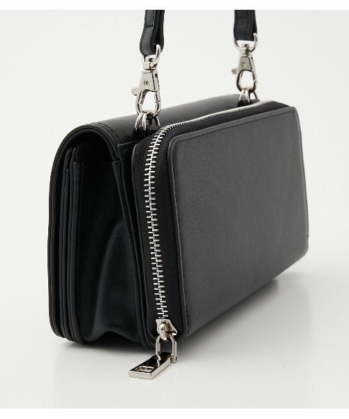 AZUL by moussy（アズールバイマウジー）の「KEY MOTIF WALLET BAG/キーモチーフウォレットバッグ（ショルダーバッグ・レディース・グレー系その他/ブラック/ライトブラウン・FREE）」の5枚目の写真