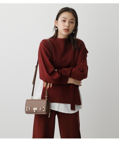 AZUL by moussy（アズールバイマウジー）の「KEY MOTIF WALLET BAG/キーモチーフウォレットバッグ（ショルダーバッグ・レディース・グレー系その他/ブラック/ライトブラウン・FREE）」の21枚目の写真