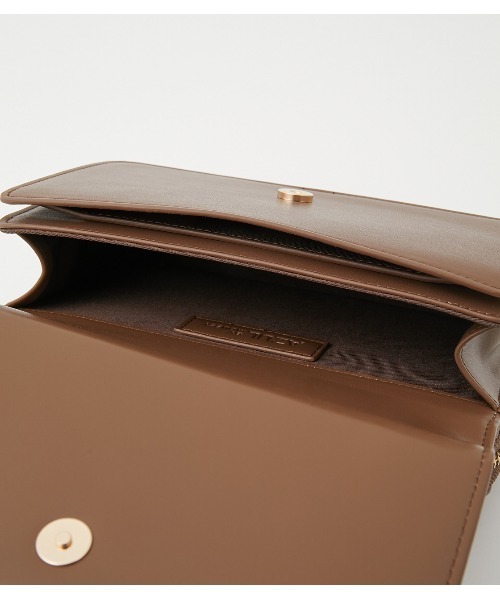 AZUL by moussy（アズールバイマウジー）の「KEY MOTIF WALLET BAG/キーモチーフウォレットバッグ（ショルダーバッグ・レディース・グレー系その他/ブラック/ライトブラウン・FREE）」の20枚目の写真