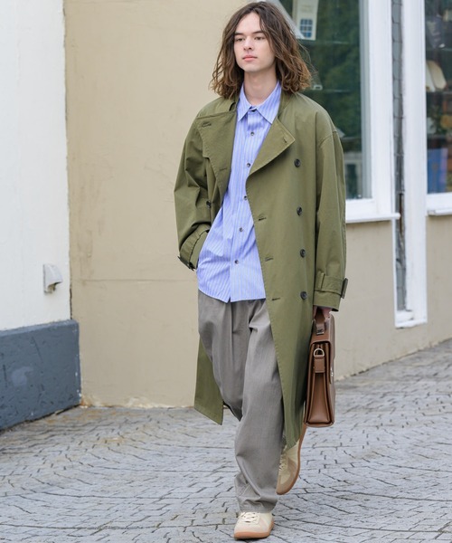 CASPER JOHN（キャスパージョン）の「Band collar trench coat/バンドカラートレンチコート（トレンチコート