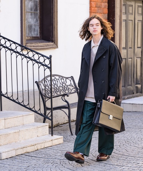 Casper John（キャスパージョン）の「Band collar trench coat/バンドカラートレンチコート（トレンチコート