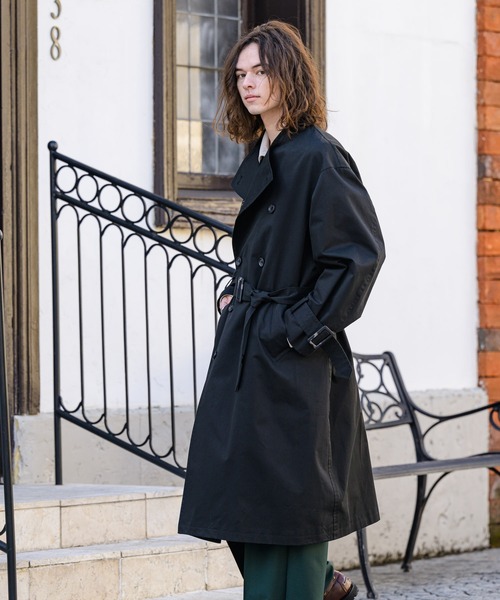 Casper John（キャスパージョン）の「Band collar trench coat/バンドカラートレンチコート（トレンチコート