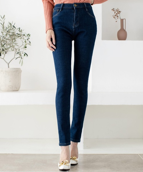 Julia Boutique(ジュリアブティック)の「裏起毛スキニーデニムタッチパンツ/21682(デニムパンツ・レディース・ブラック/ネイビー・L/LL/M/S)」の20枚目の写真