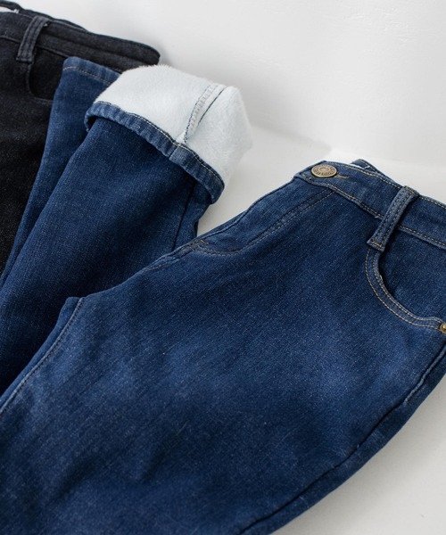 Julia Boutique(ジュリアブティック)の「裏起毛スキニーデニムタッチパンツ/21682(デニムパンツ・レディース・ブラック/ネイビー・L/LL/M/S)」の15枚目の写真