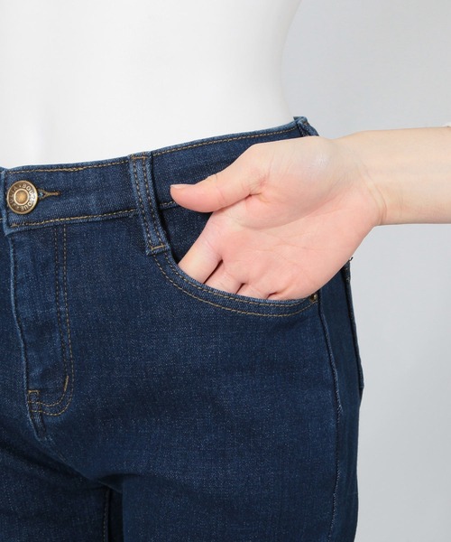 Julia Boutique(ジュリアブティック)の「裏起毛スキニーデニムタッチパンツ/21682(デニムパンツ・レディース・ブラック/ネイビー・L/LL/M/S)」の19枚目の写真