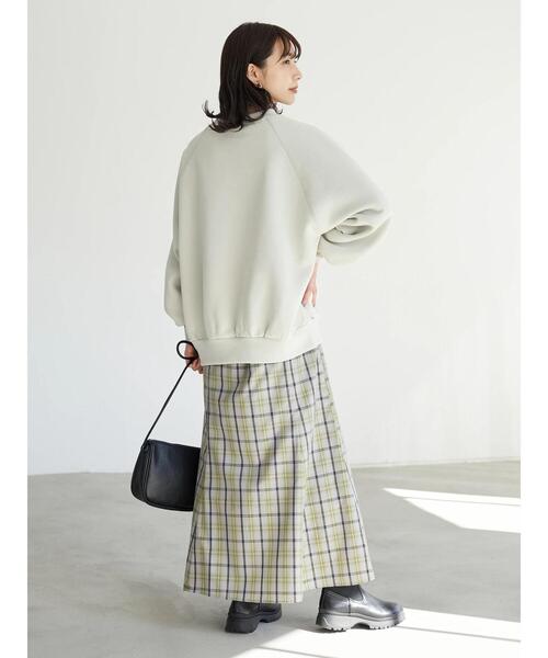 Green　Parks（グリーンパークス）の「チェックマーメイドスカート＊（スカート・レディース・モカ/グリーン/ブルー・FREE）」の15枚目の写真