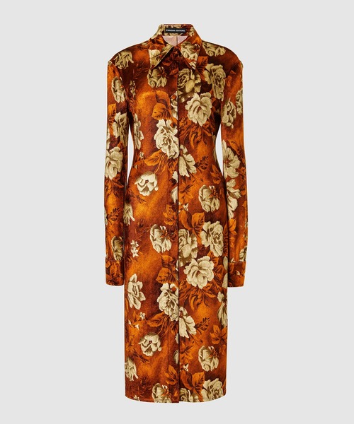 KWAIDAN EDITIONS（カイダン エディションズ）の「SLIM FITTED SHIRT DRESS（ドレス・レディース・イエロー系その他/オレンジ系その他・36）」の2枚目の写真