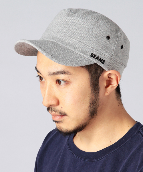 BEAMS（ビームス）の「BEAMS / カノコ リブ ワークキャップ 15SS（キャップ・メンズ・グレー/ブラック/ネイビー・ONE SIZE）」の2枚目の写真