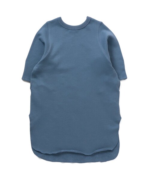 F.O.U（エフオーユー）の「ワイドスリーブワンピース（ワンピース・キッズ・ブラック/ベージュ/グレー/ブルー・100/110/120/130/140）」の4枚目の写真