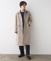JUNRED | ウールライクTRロングコート(ステンカラーコート)
