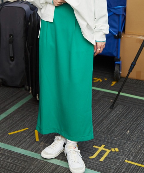 Auntie Rosa Holiday（アンティローザホリデー）の「カラータイトスカート（スカート・レディース・ネイビー/グリーン/ピンク・MEDIUM/SMALL）」の2枚目の写真