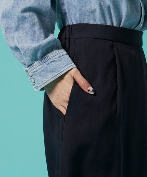 Auntie Rosa Holiday（アンティローザホリデー）の「カラータイトスカート（スカート・レディース・ネイビー/グリーン/ピンク・MEDIUM/SMALL）」の14枚目の写真