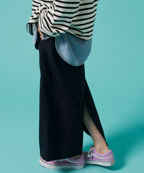 Auntie Rosa Holiday（アンティローザホリデー）の「カラータイトスカート（スカート・レディース・ネイビー/グリーン/ピンク・MEDIUM/SMALL）」の12枚目の写真