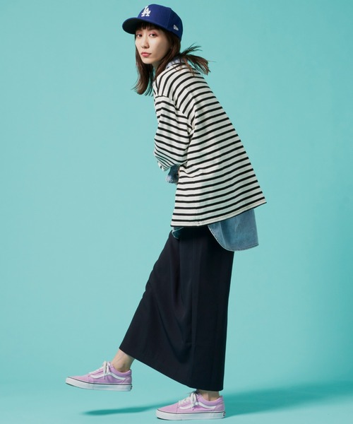 Auntie Rosa Holiday（アンティローザホリデー）の「カラータイトスカート（スカート・レディース・ネイビー/グリーン/ピンク・MEDIUM/SMALL）」の5枚目の写真