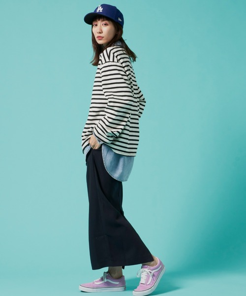 Auntie Rosa Holiday（アンティローザホリデー）の「カラータイトスカート（スカート・レディース・ネイビー/グリーン/ピンク・MEDIUM/SMALL）」の6枚目の写真