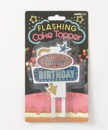 fridge(tbW)́ySUCK UKzTbN[P[ Flashing Cake Topper - Happy Birthday(Ɩ)