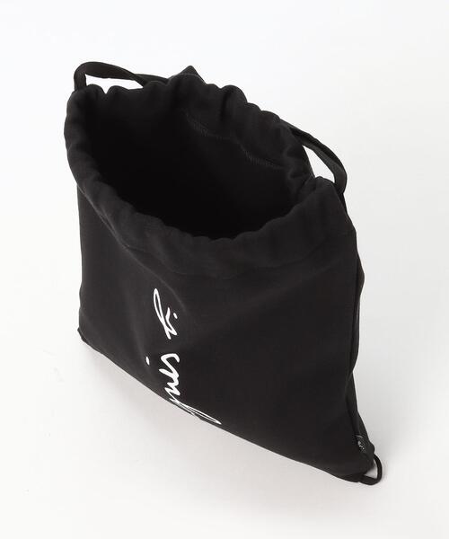 agnes b.（アニエスベー）の「M001 E SAC ロゴ2WAYバッグ（ハンドバッグ・キッズ・ブラック・FREE）」の3枚目の写真